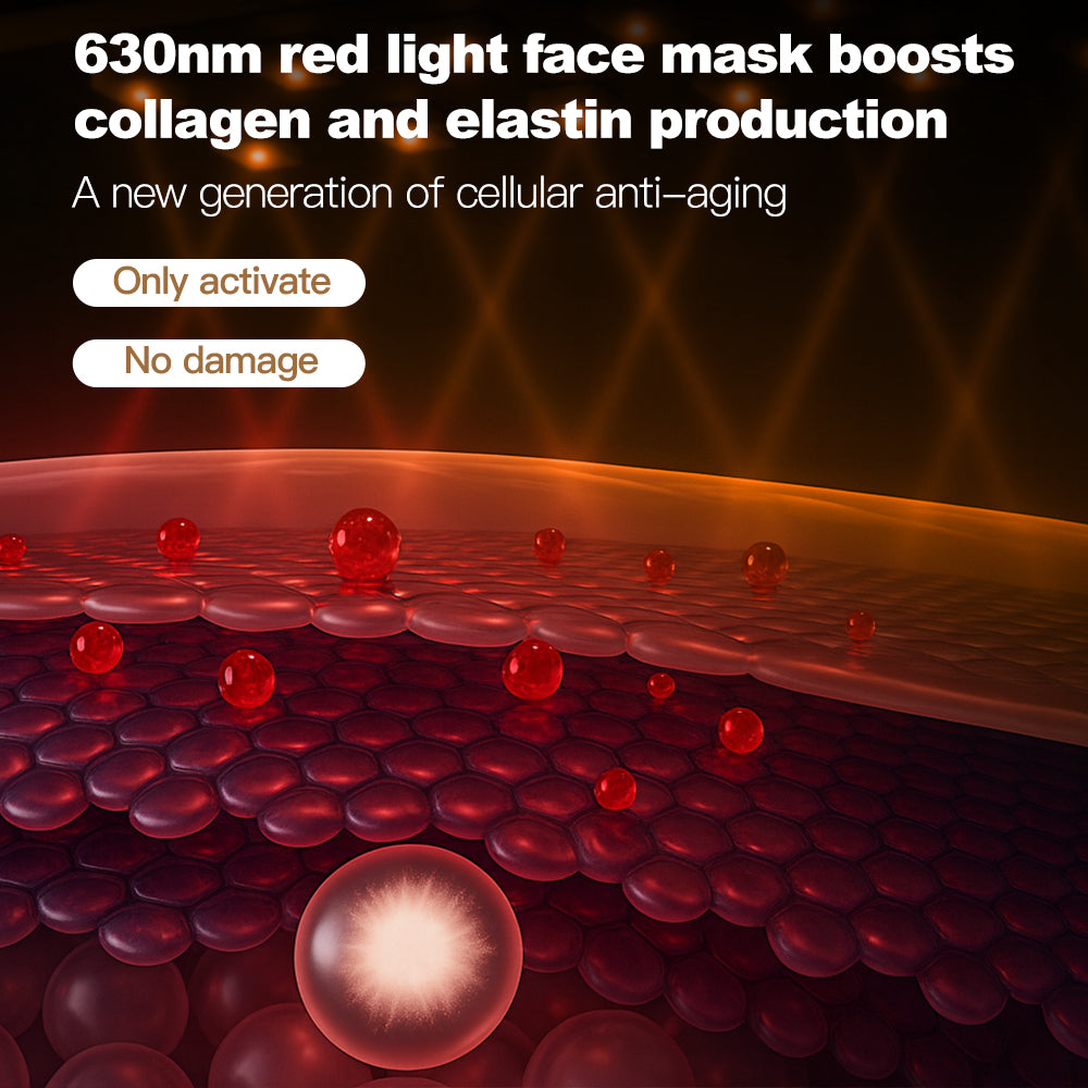 WellEver Wireless Red Light LED Therapy Mask For Face